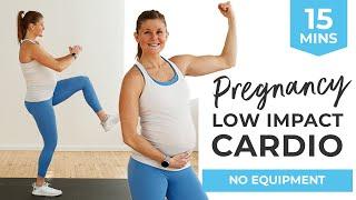 15-Minute Low Impact HIIT Cardio Workout (No Jumping Prenatal Cardio Workout)