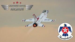 2024 U.S.A.F. Thunderbirds : California Capital Airshow [FULL TWILIGHT DEMO]