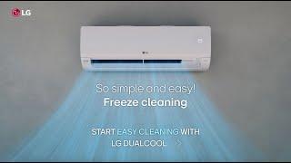 LG DUALCOOL Freeze Cleaning - Dust-Free, Easy Clean!