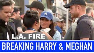 Prince Harry & Princess Meghan Markle Volunteer L A Wildfire Relief - Sussexes Join Hosé Andrés