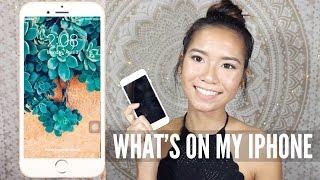 WHAT'S ON MY IPHONE 2017 | Michelle Kanemitsu