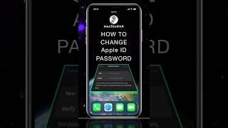 How To Change Your Apple ID Password On Your iPhone #shorts