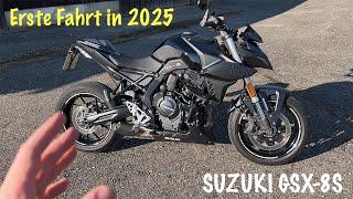 Erste Fahrt 2025 | Fit fürs Frühjahr | Richtig in die Saison starten | Motovlog Suzuki GSX-8S