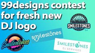 I spent $1400 for a Platinum contest at 99designs to level up my DJ business logo...and LOVE it!