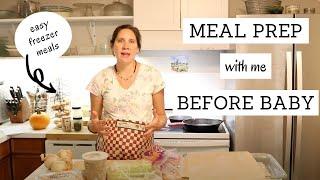 Healthy Freezer Meals Before Baby | MEAL PREP WITH ME | Bumblebee Apothecary