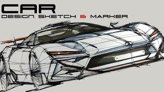 "SKEREN"  How to sketch a car(자동차 디자인 스케치)