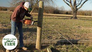 What is a Floating Brace? Setting Corner Posts for Our Garden Fence