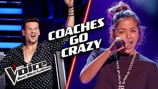 CRAZIEST Coach REACTIONS Ever on The Voice!