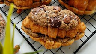 Crookies | Resepi mudah pasti jadi | Croissant Cookies Recipe