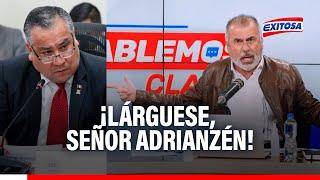 Nicolás Lúcar arremete contra Gustavo Adrianzén por fracaso del estado de emergencia: "¡Lárguese!"