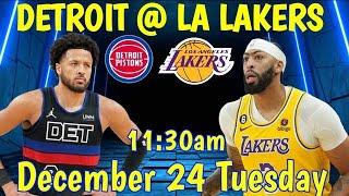 LA LAKERS vs DETROIT PISTONS I LIVE SCORES PLAY-BY-PLAY and COMMENTARY