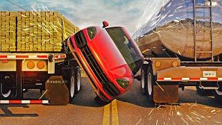 Dangerous Driving and Car Crashes #07 [BeamNG.Drive]