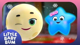 [8 HOUR LOOP] Sensory Moon's Christmas Goodnight Lullabies | Relaxing Animation for Babies