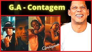 G.A - Contagem  ft. Veigh, Jaya luuck, Danzo (clipe oficial) I REACT I [ REAGINDO ]