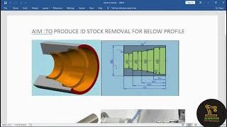 7  ID STOCK REMOVAL. #cnc #cncmachine #sinumerik #cncmilling