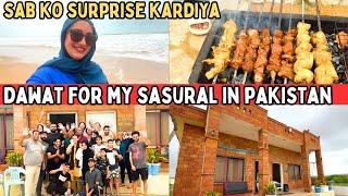 DAWAT FOR 30+ PEOPLE FOR MY SASURAL | Dil khush karne wala Beach Bbq Malai Chicken tikka Full Day