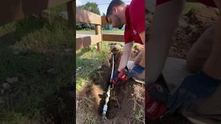 Installing a pressure reducing (regulating) valve. Also called a PRV. #plumbing #trades #plumber