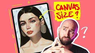 What Canvas Size to Use as a Digital Artist (For Beginners!)