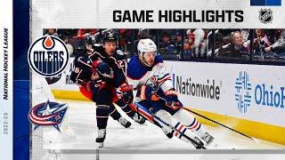 Oilers @ Blue Jackets 2/25 | NHL Highlights 2023