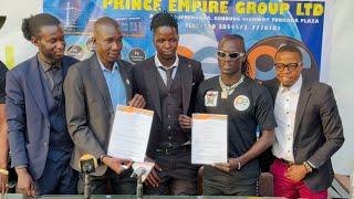 NYANCHO Contract signing ceremony - with Prince Empire Music World