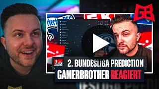 GamerBrother REAGIERT auf seine 2.BUNDESLIGA PROGNOSE 2023/2024 