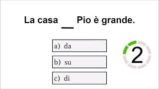 ITALIAN QUIZ - level A2 | Can You pass this ITALIAN test?