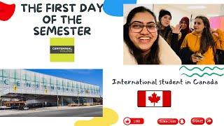 FIRST DAY OF WINTER SEMESTER | A day of an international student | @centennialcollege