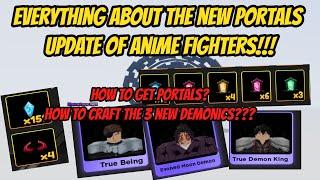 Everything about the new Anime Fighters Portals Update! - How to get portals? How to craft new units