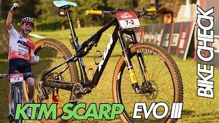 KTM SCARP EVO III -  BIKE CHECK DELLA MTB USATA DA NICOLAS SAMPARISI ALLA SWISS EPIC