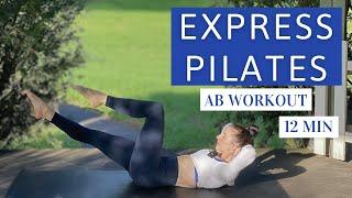 12 MIN PILATES ABS | Intermediate | At-Home Express Workout