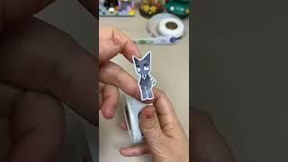 ASMR decorating with stickers Sprunki DIY sticker Sprunki #diyvideos #sprunki #asmrpaper