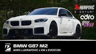 BMW M2 G87 จัดเต็มชุดแต่งแท้ ADRO / ท่อ Akrapovic / กรอง Eventuri / สปริง KW H.A.S