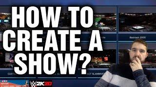 TheMan Games | How To Create A Show? WWE 2K20