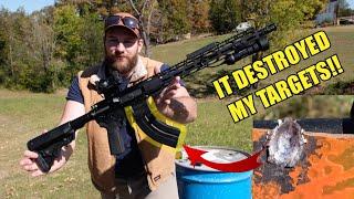 IT DESTROYED MY TARGETS!!! AR AK 7.62X39 RADICAL FIREARMS