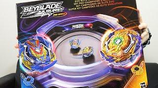 EVO ELITE CHAMPIONS PRO SET | Beyblade Burst Pro Series Unboxing & Test Battles!