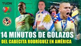 ¡Momento de revivir TODOS LOS GOLES DEL 'CABECITA' RODRÍGUEZ CON EL AMÉRICA! | TUDN