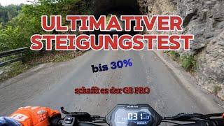 Ultimativer Steigungstest G3 PRO