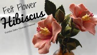 How to Make Felt Flower : Hibiscus