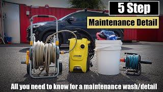 5 steps for a perfect Maintenance Detail | Maintenance wash
