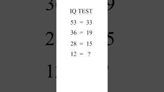 new thinking concept of iq test|aiw world|#shorts #maths #mathematics #wow #science