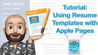 How To: Using Resume Templates in Apple Pages