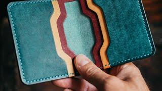 Making our Ocean, Sand & Coral Leather wallet!
