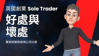 英國 Sole Trader (1)：成為Sole Trader的好處和壞處 | 英國創業