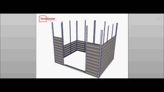 YardMaster Shiplap 10x12 TBSL Metal Shed - How to Assemble