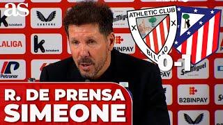 SIMEONE, RUEDA DE PRENSA completa hoy | ATHLETIC 0 - ATLÉTICO DE MADRID 1