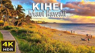 [4K HDR] Kihei Sunset Walking Tour | 2023 | Kihei, Maui, Hawaii