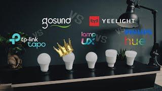 Beste Smarte LED Lampe | Philips Hue vs Yeelight vs TP-Link vs Gosund | Lampen Vergleich 2021