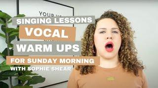 Singing Lesson | Vocal Warmups For Sunday Morning