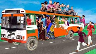 Free Bus Yatra Garib Ladies Ka Free Bus Yatra Hindi Kahaniya Hindi Moral Stories Funny Comedy Video