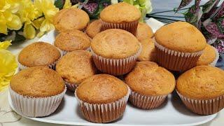 Vanilla plain muffins. Very soft and melt-in-your-mouth!